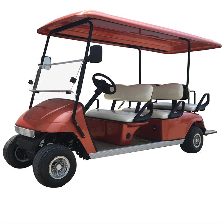 CE ISO Approved 4 Wheel Electric Golf Buggy Luxury 2+2 Seater Utility Vehicle Electric Golf Cart for Resort