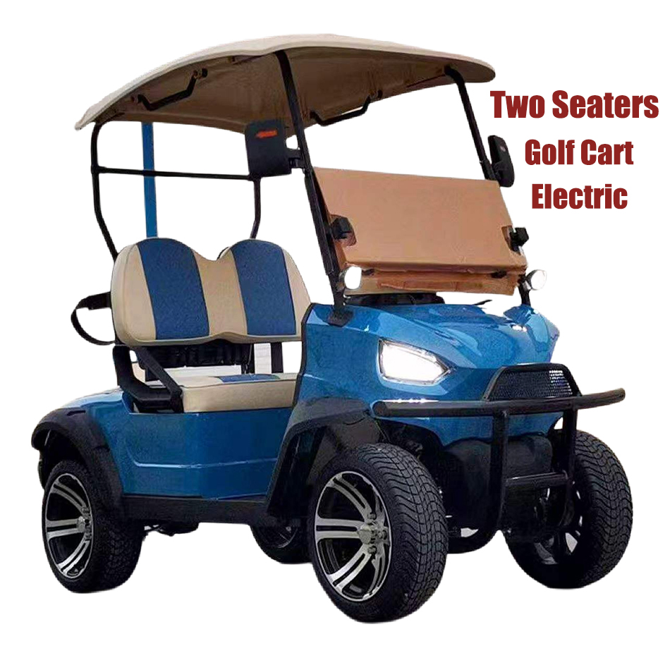 2 Seaters Sightseeing Range 70-80km Range Golf Course Model Lithium Electric Buggy Cart