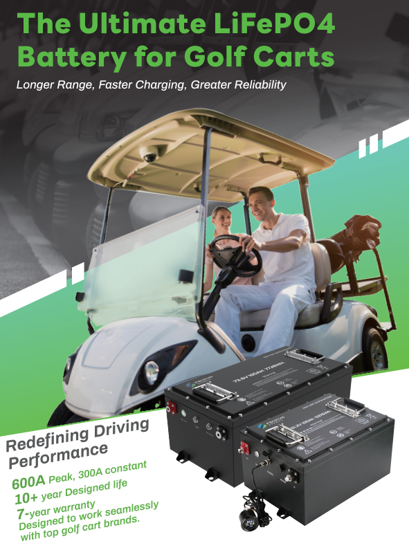 Cutting Technology Flexible Dimension 51.2V Lithium Golf Cart Battery 51.2v 105ah 51.2v 60ah Golf Cart Battery