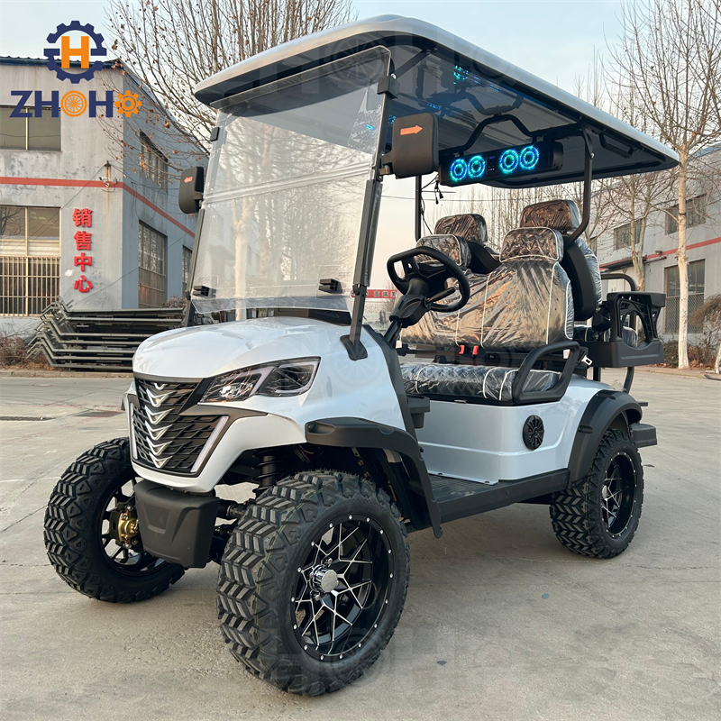 Competitive Price 4 Seater Electric off Road Golf Cart 48V Battery 2 4 6 8 Passenger Golf Cart