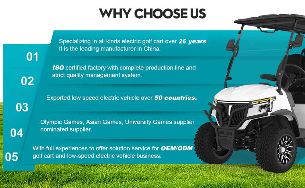 12 Inch Road Tire Aluminium Utility Electric Vehicle Electric Golf Cart With Cargo Box