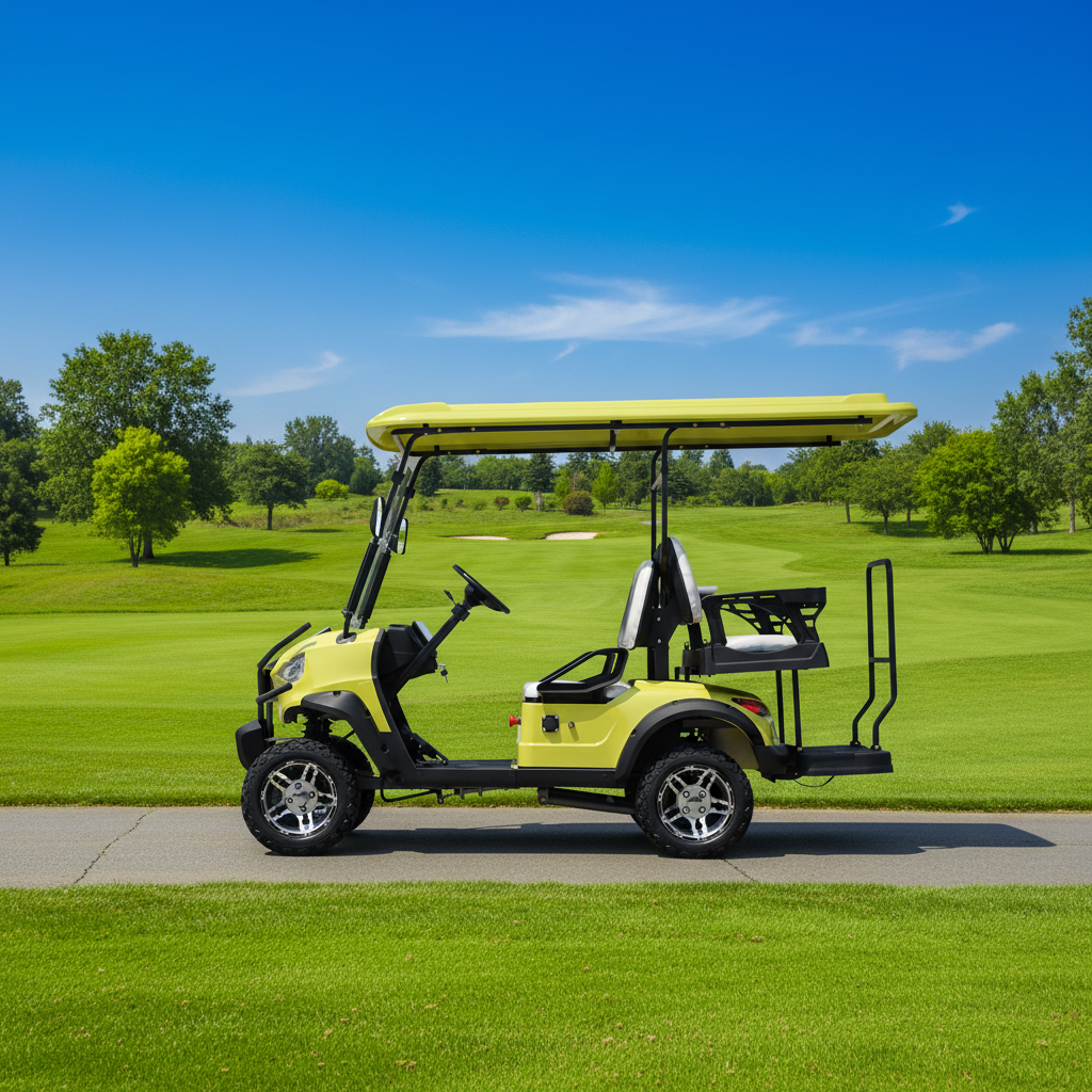 4 Seater Mini Electric Golf Cart for Personal Villa and Garden Use