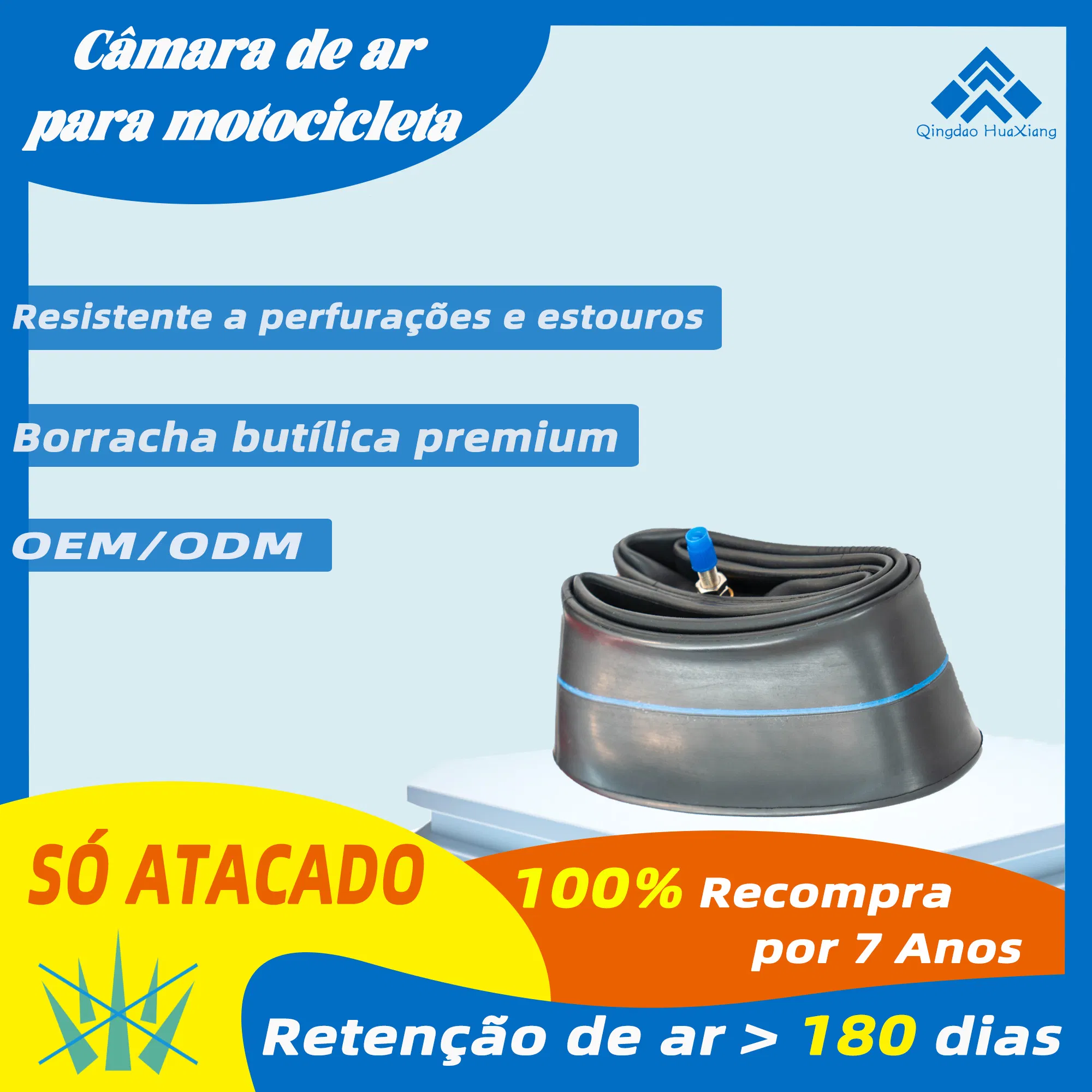 Heavy Duty Motorcycle Tyre Butyl Inner Tube (3.00-18/3.00-17/2.50-18/4.10-18) - Motorcycle Parts/Piezas De Motocicleta