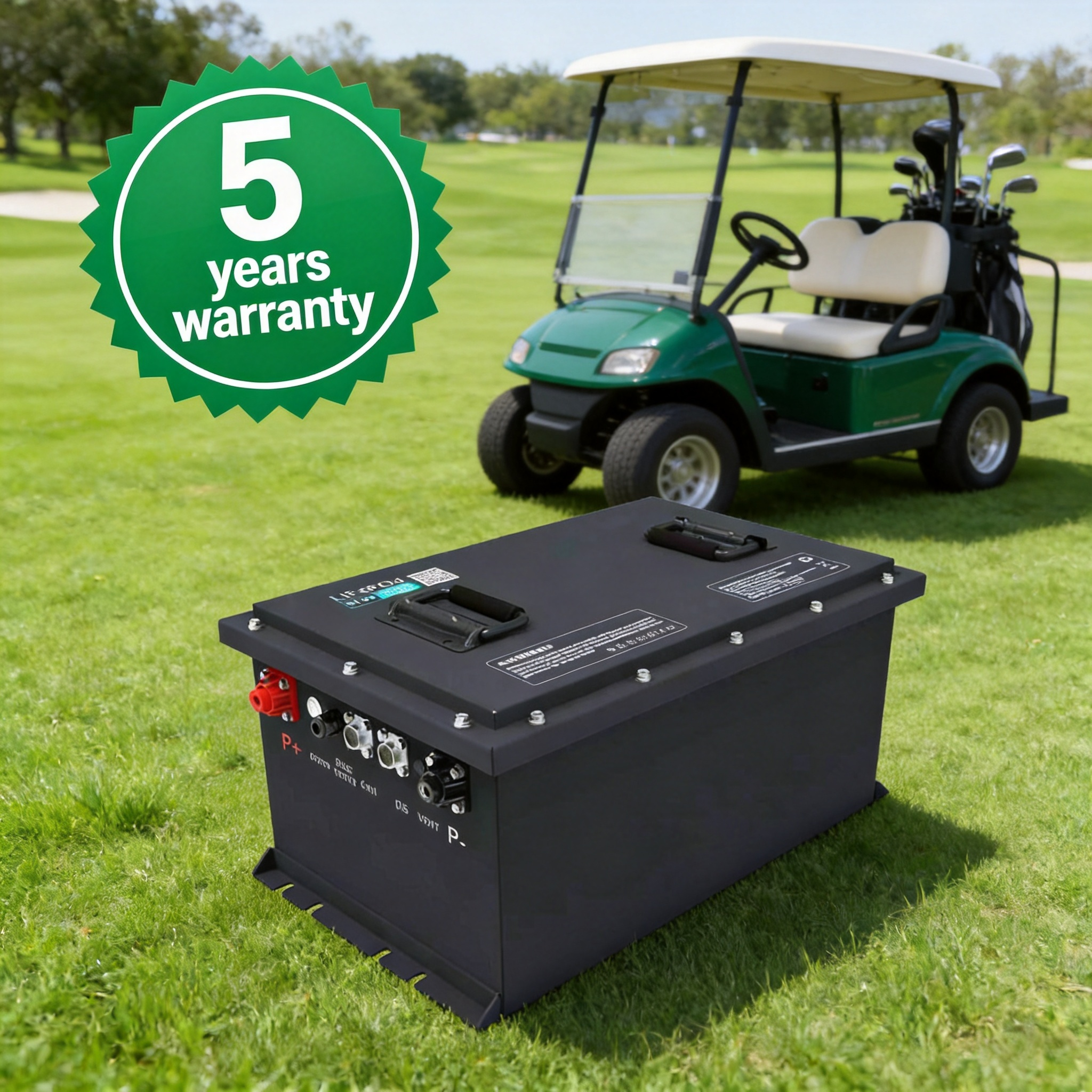 LiFePO4 51.2V 105ah/100ah 160ah Lithium Ion Battery 48V Golf Carts Battery Can RS485 Bluetooth Electric Vehicle Battery