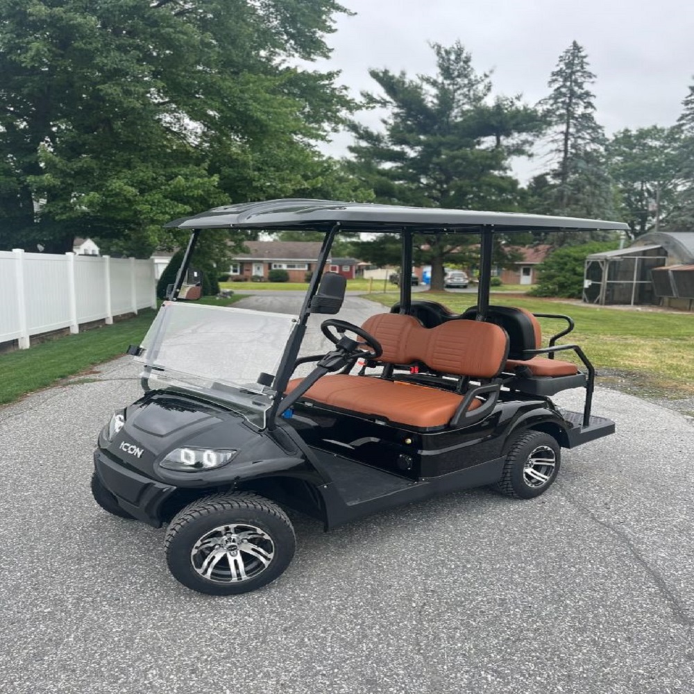 High Efficiency Seat Electric Golf Cart 48V Powered Lightweight Frame For Comfortable Golf Course Resort &amp; Outdoor Driving