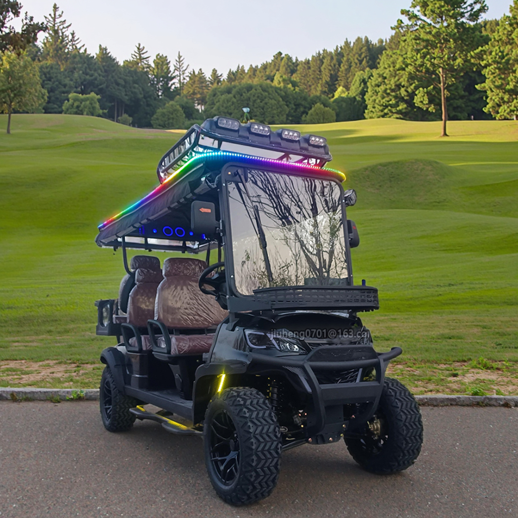 Best 6-Seater Off-Road Electric Golf Carts with 72V Lithium Battery Cheap Buggy Club Car Electric Cart with Competitive Price