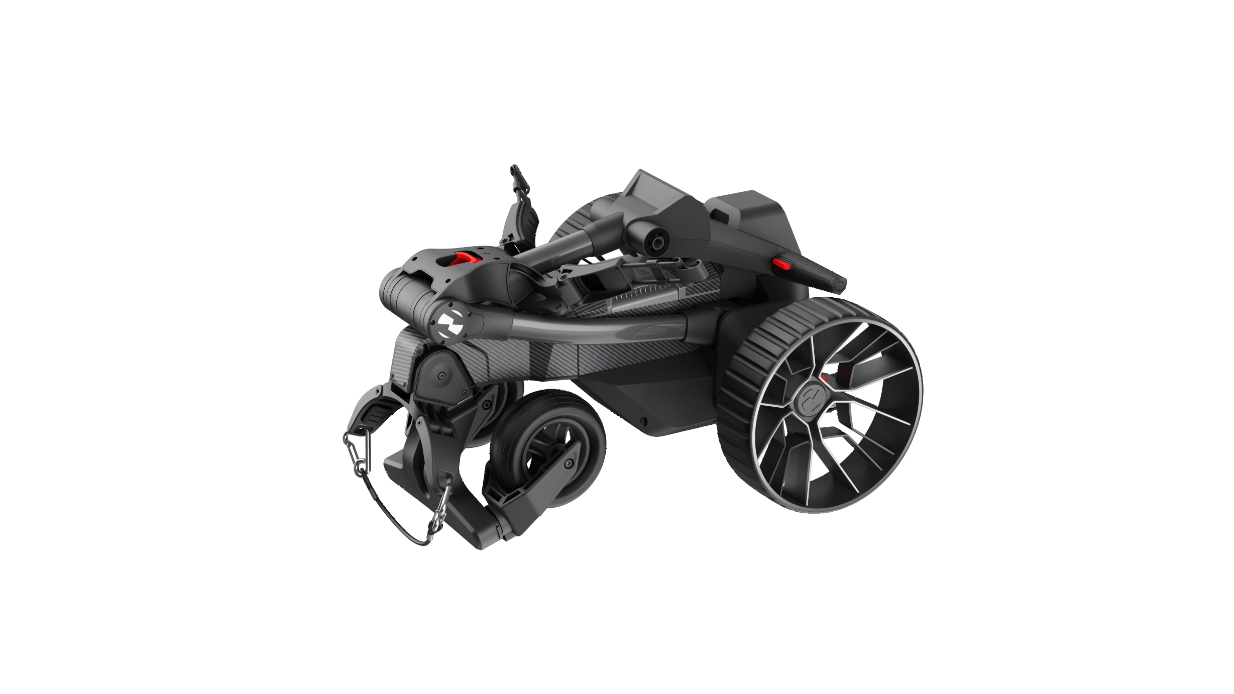 Auto Follow Me Electric Golf Trolley Auto Follow Radar Remote Control Automatic Electric Golf Cart Intelligent Caddy Foldable