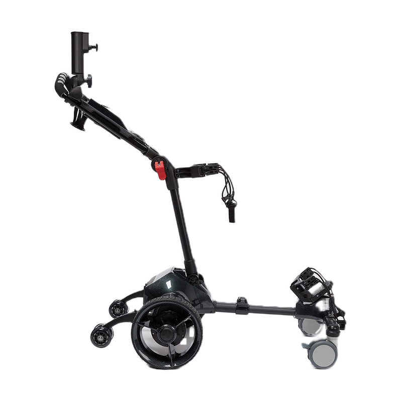 Foldable Wholesale Golf Bag Carts Electric Golf Trolleys Rechargeable Battery Smart Follow Golf Carts with Remote Control