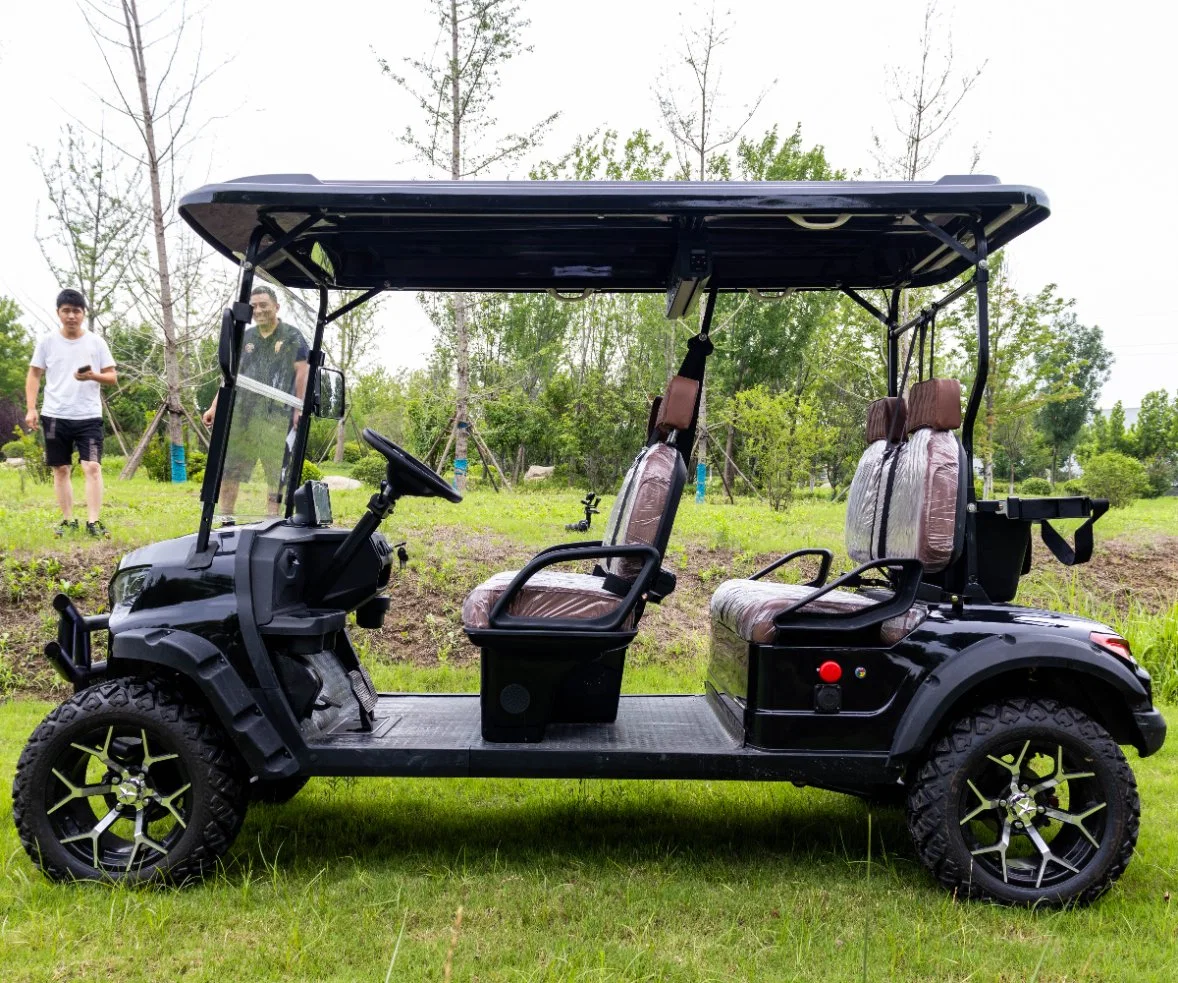 CE Approved Luxury Design off-Road Carts Electric with Folding Windshield 2/4/6 Seats Golf Cart
