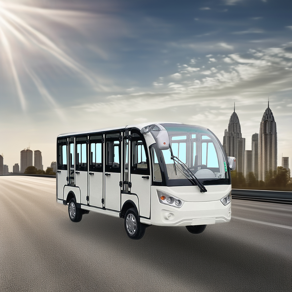 Battery Powered 8 Seat 14 Seater Passenger City Vehicle Tourist Electric Sightseeing Car