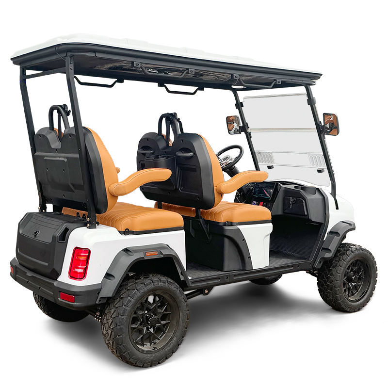 2026 Eco Smart 4 Seat Electric Golf Cart Premium Suspension Low Noise Zero Emission for Community Travel Resorts