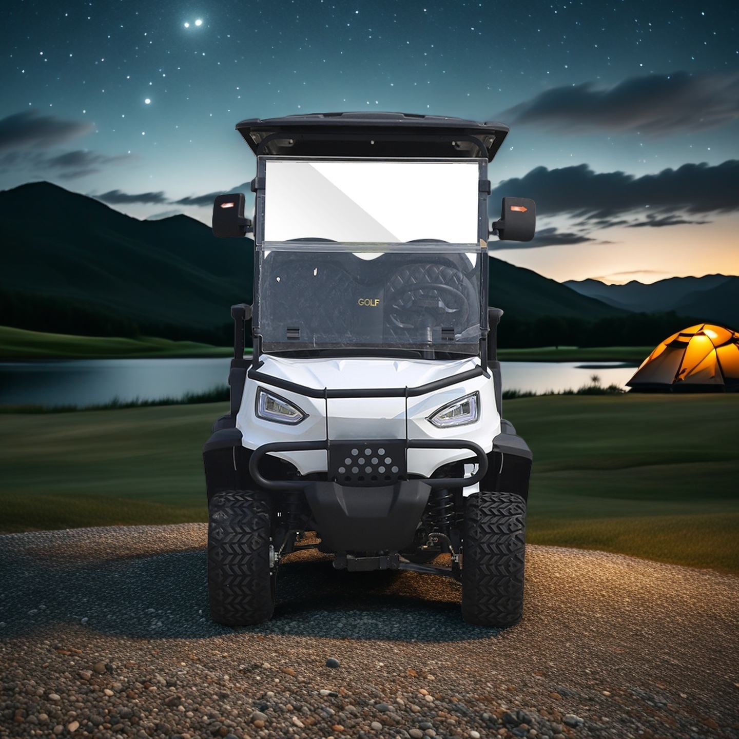 Premium Design 4 Seater Electric Golf Cart Lithium Battery Life-long Service Electric Vehicle for Golf Course and Hotel Resort