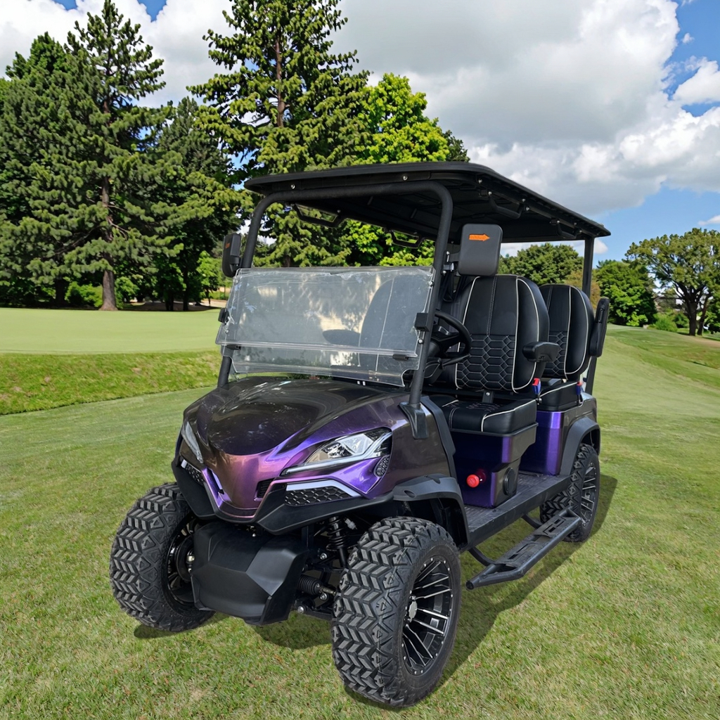 2025 Golf Cart 4 Seat Forward Facing Customizable Electric Golf Cart 48v/60v/72v Voltage Shuotong for Golf with Luxury Seating
