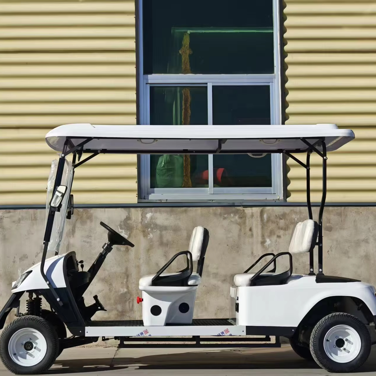 Customizable Golf Cart Premium Leather Seats Stylish Design Perfect for Personal Use One Year Warranty