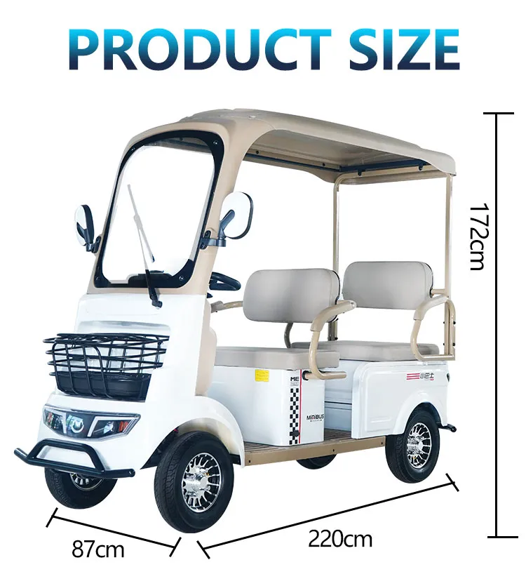 Quiet Operation Electric Drive Park Transportation on-Course Food and Beverage Service Electric Golf Cart
