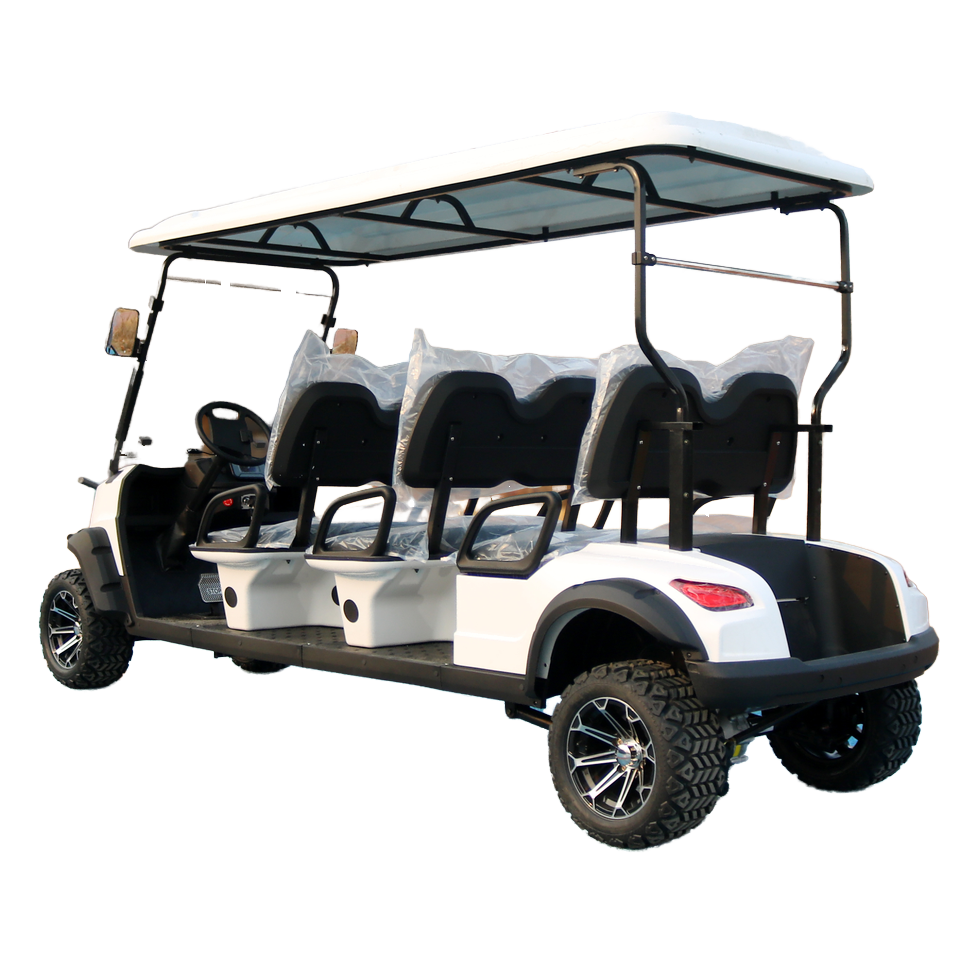 TONGCAI Electric Golf Kart 4+2 Seater Mini 4 Seater Fleet Golf Cart Electric Club Buggy Car Hotel Reception Car