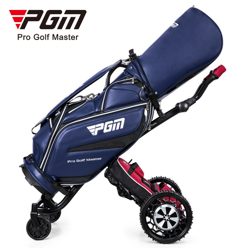 PGM QC008 Smart Automatic AI Golf Trolley Remote Control Electric Golf Trolley Cart 4wheel