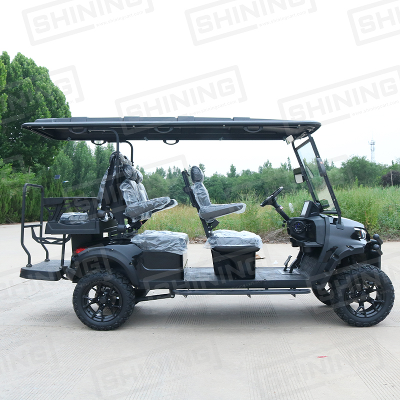 Shininglsv 6 Seater Golf Carts Electric Golf Buggy 6-seater Personal Transport Vehicle Golf Cart