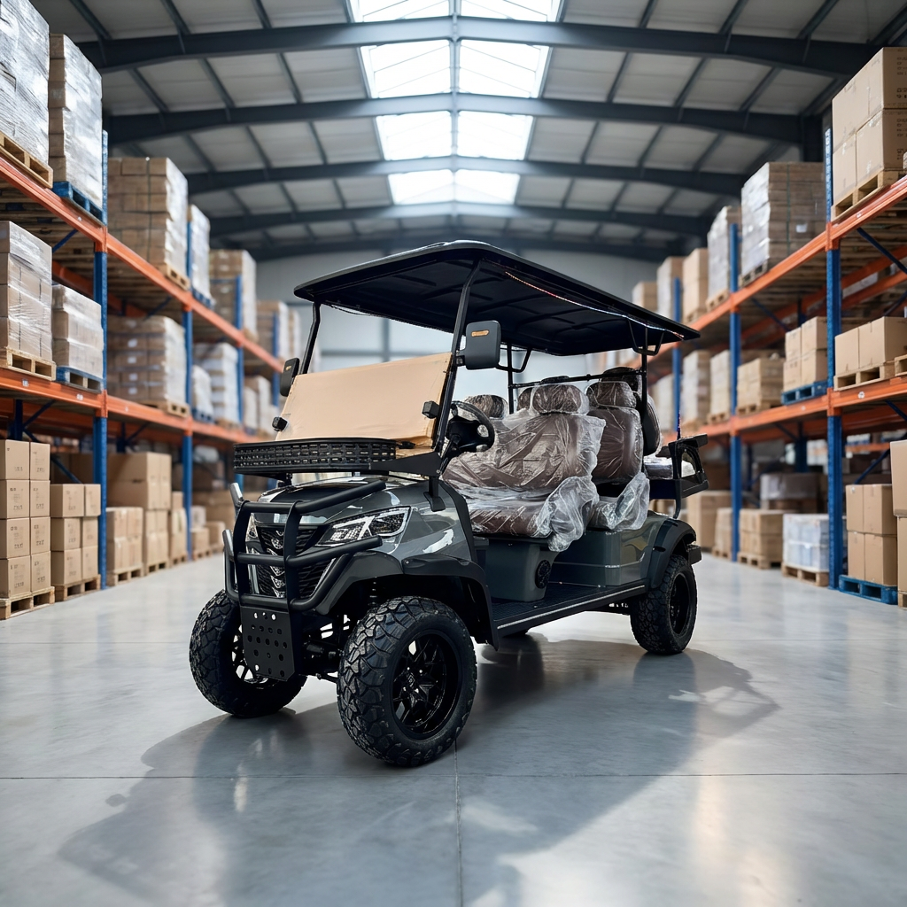 WELIFTRICH Gasoline 4 Stroke Engine Lifted 4+2 Passenger 6 Seat Steel Frame Disc Brake Outdoor Golf Cart 30-50Km/h 90km CE ISO