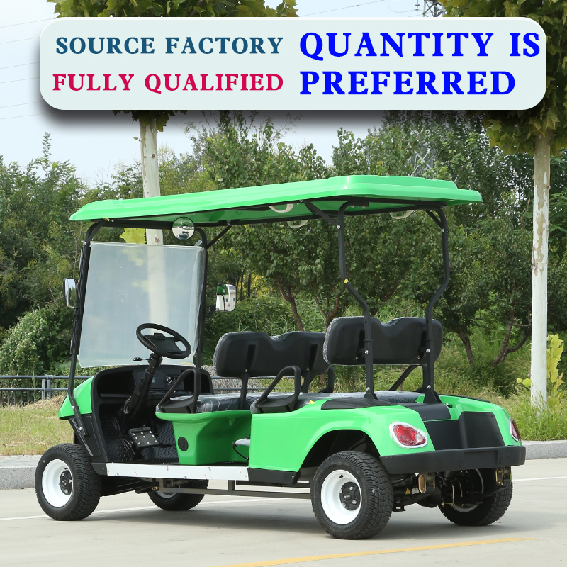 2025 Wholesale Customizable 4 Wheel Electric Mini Golf Cart Sightseeing Vehicle Electric Utility Golf Car