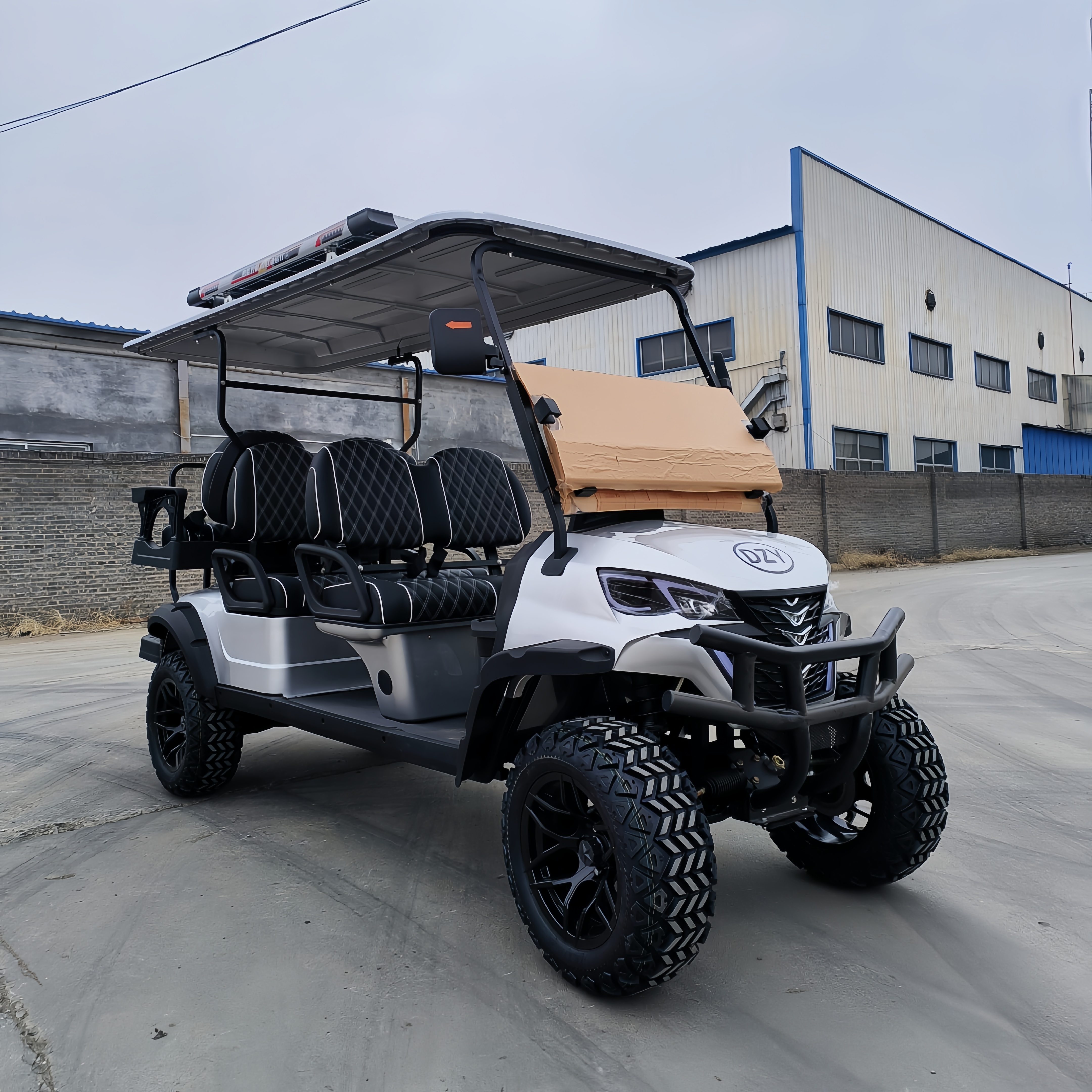 Factory CE New Export Electric Cart Golf Course Club 2/4/6/8 Seater Off-road Sightseeing Car Solar Power Electric Golf Cart