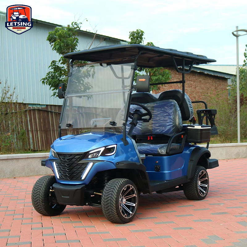 Independent Suspension 4-seater Passenger Electric Sightseeing Golf Cart Multifunctional Vehicle 5KW Motor Lithium Battery