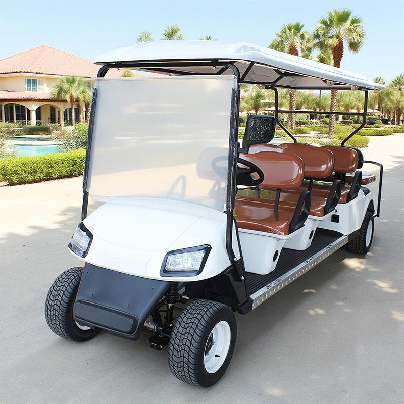 Factory Direct Price Battery 8 Seats Luxury Electric Sightseeing Car Golf Cart Club Car