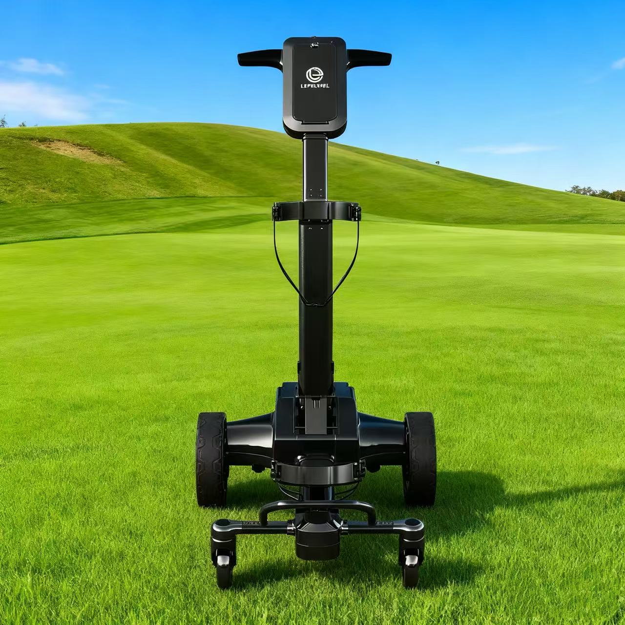 Unique Features 5 Modes Strong Climbing Ability Intelligent Auto Balancing System Follow Me Golf Trolley