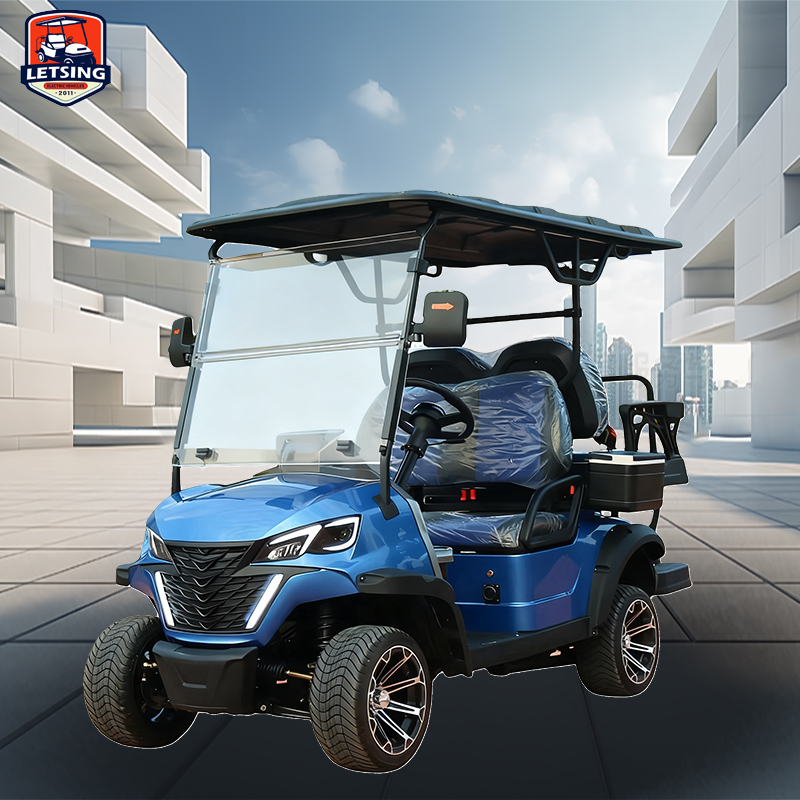 Independent Suspension 4-seater Passenger Electric Sightseeing Golf Cart Multifunctional Vehicle 5KW Motor Lithium Battery