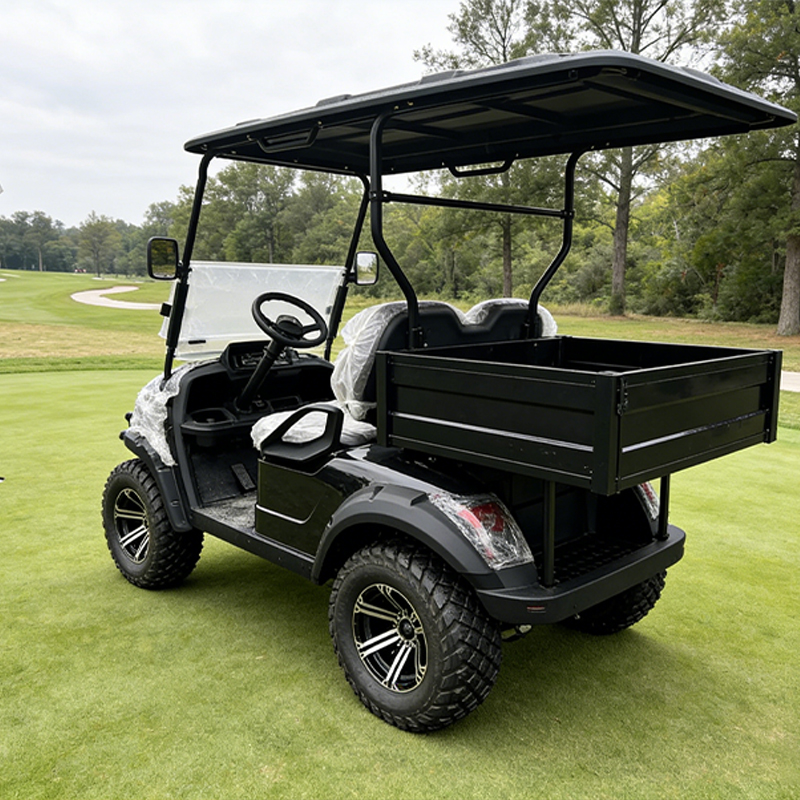 Heavy-Duty Gasoline 4 Stroke Golf Cart with Dual Hydraulic Damping 1-2 Seats 70-90km Range