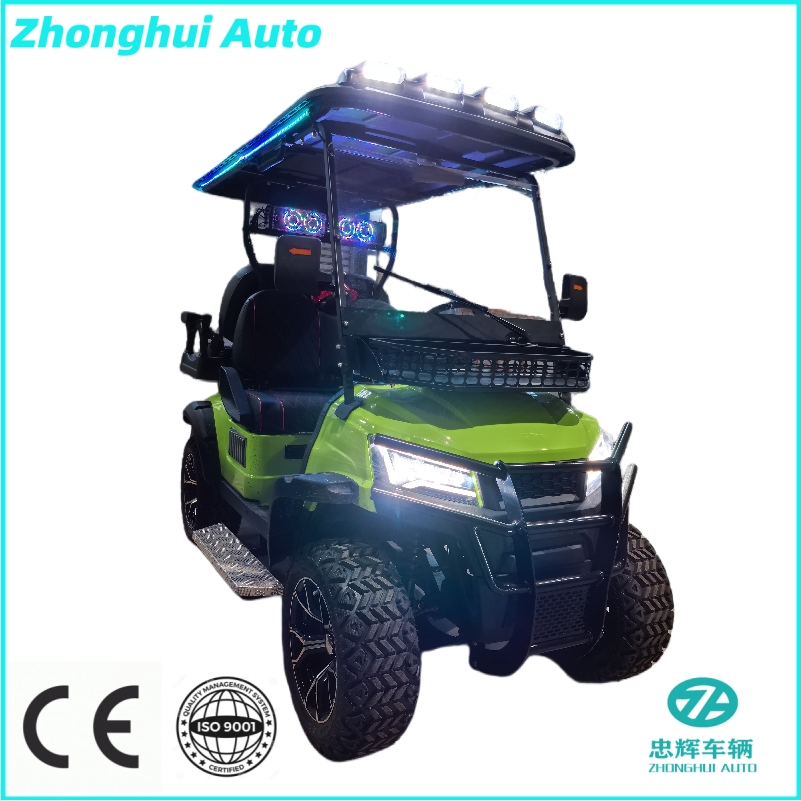 Camp Luxury off Road Electric Golf Carts Sightseeing Club Car 72V Lithium Battery Golf Buggy