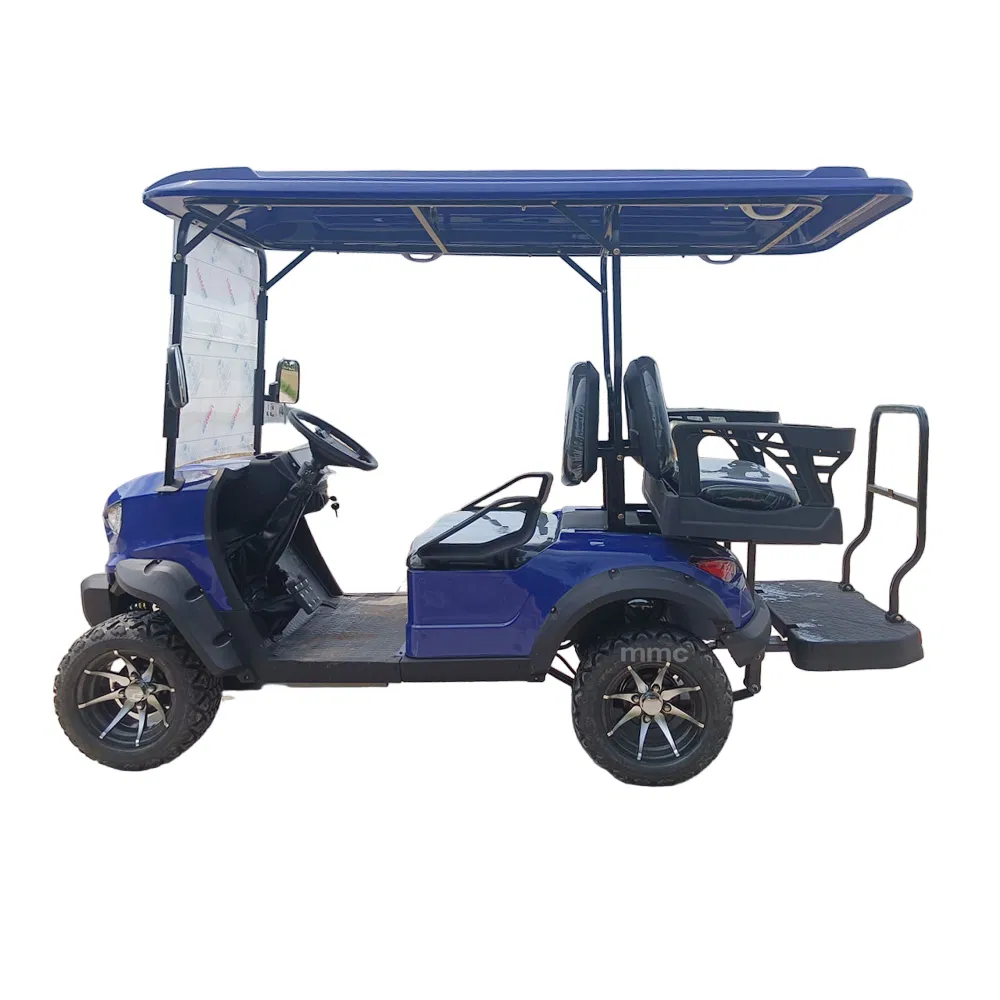 Luxury 2+2 Electric Mini Car 4 Seater Lithium Battery Operated Golf Cart