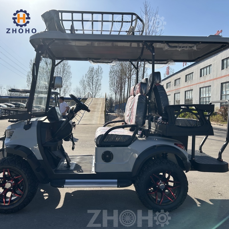 Genuine New Battery-powered 3-4 Seat Electric Golf Cart/pickup Truck/go-kart With A Speed Range Of 30-50 Km/h.