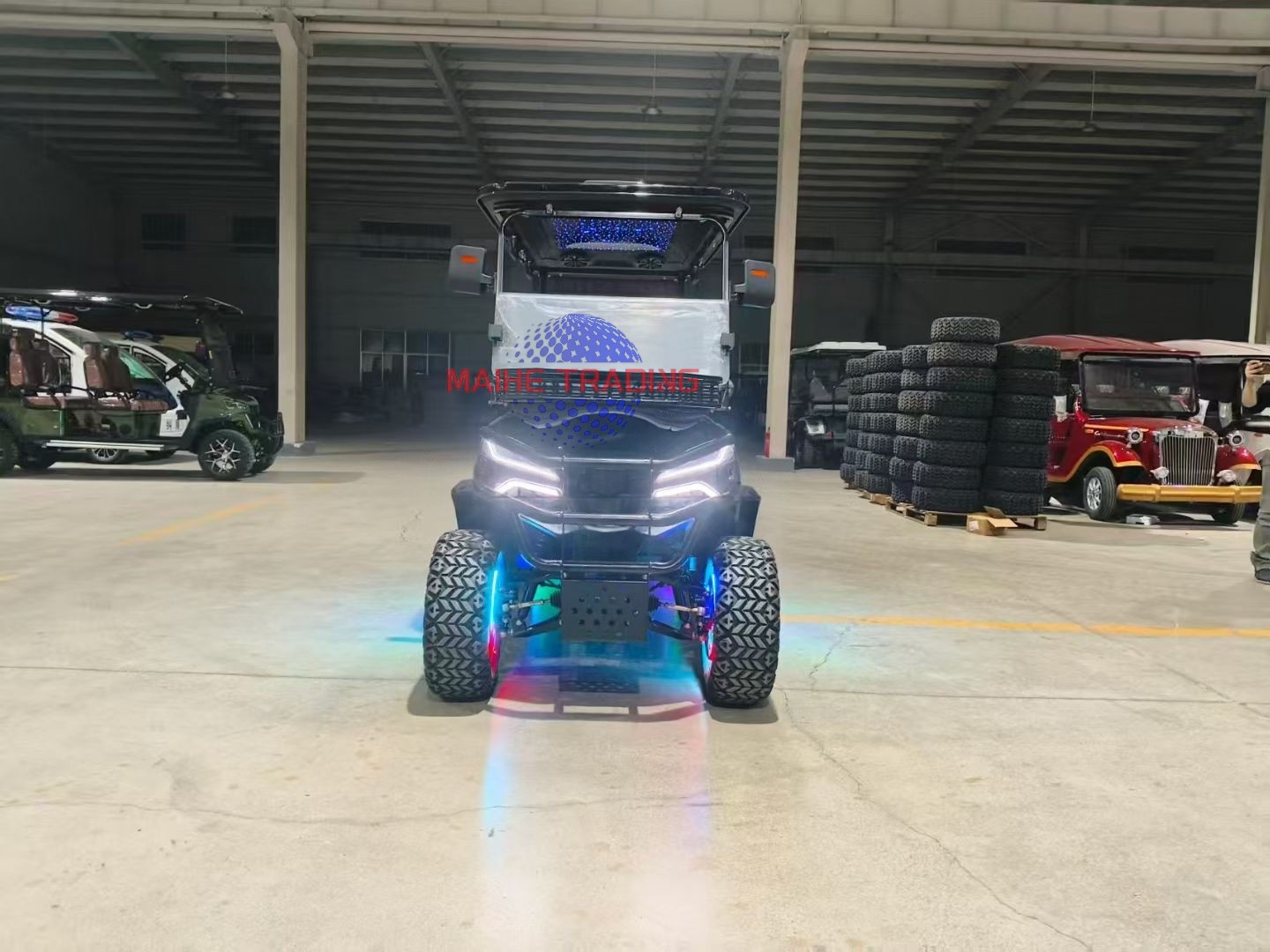 Super Discounts Street Legal 4-Wheel Electric Golf Cart with 7-8 Seats and 50-70Km/h Speed for Personal &amp; Commercial Use on Sale
