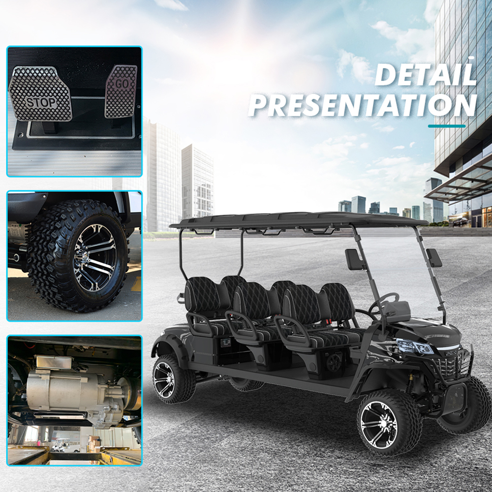 New Design Electric Smart Golf Cart Supply 2/4/6 Passenger Wholesale Price Lithium Battery Electric Golf Cart