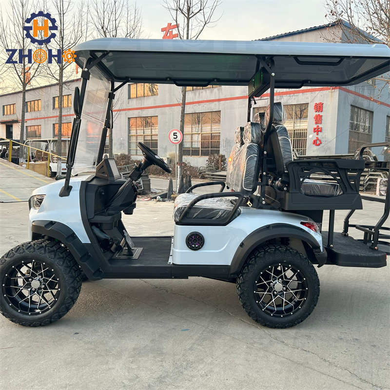Competitive Price 4 Seater Electric off Road Golf Cart 48V Battery 2 4 6 8 Passenger Golf Cart