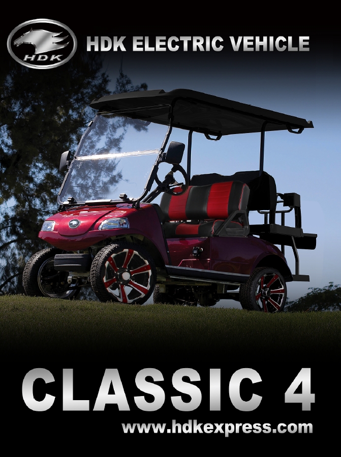 New Hot Selling Big Scooters 4 Seats Off-road Buggy for Sale HDK EVOLUTION Electric Golf Cart
