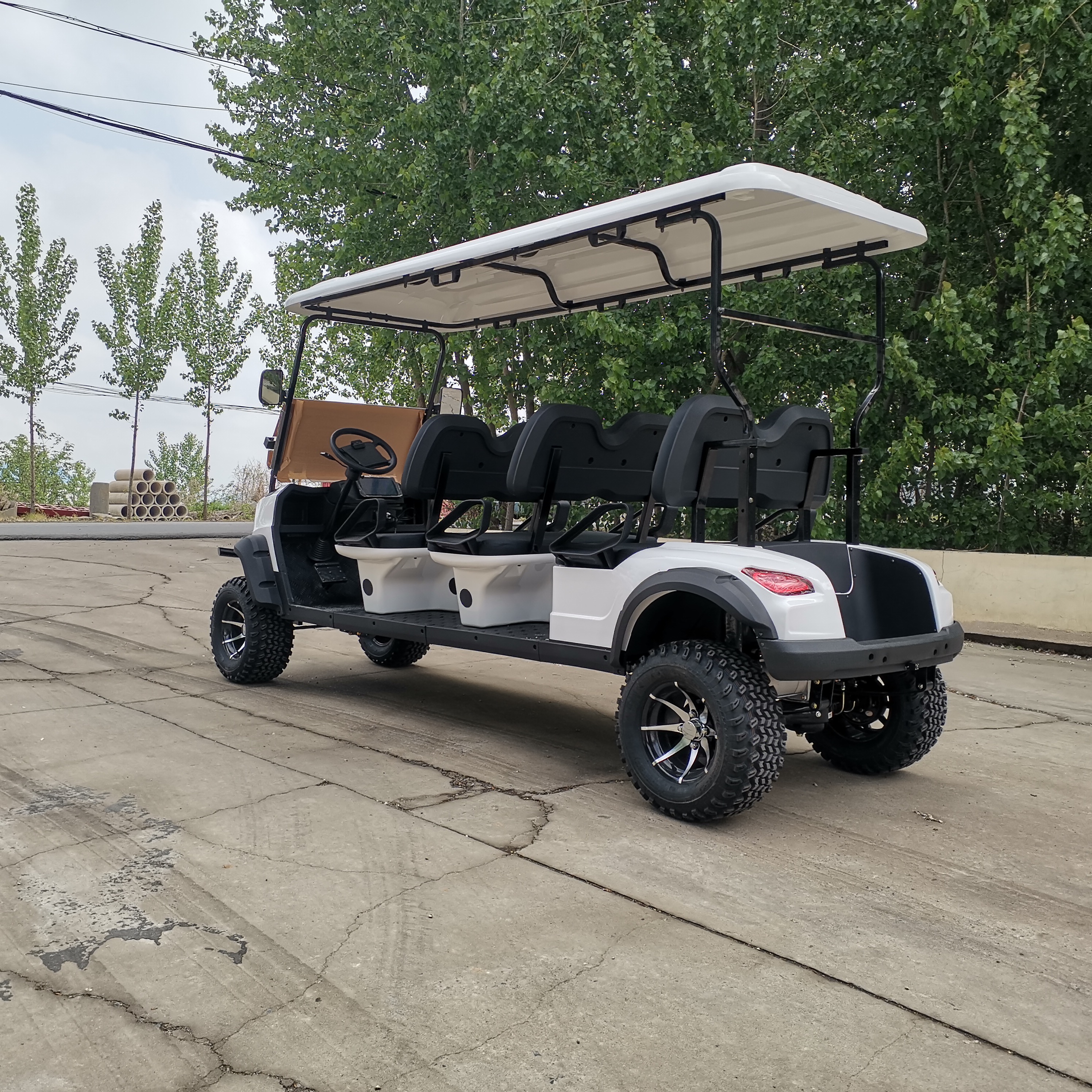 Hunting Golf Carts Gas Powered 1 Seat Golf Cart Street Legal 6 Searer Gas Golf Cart for Road