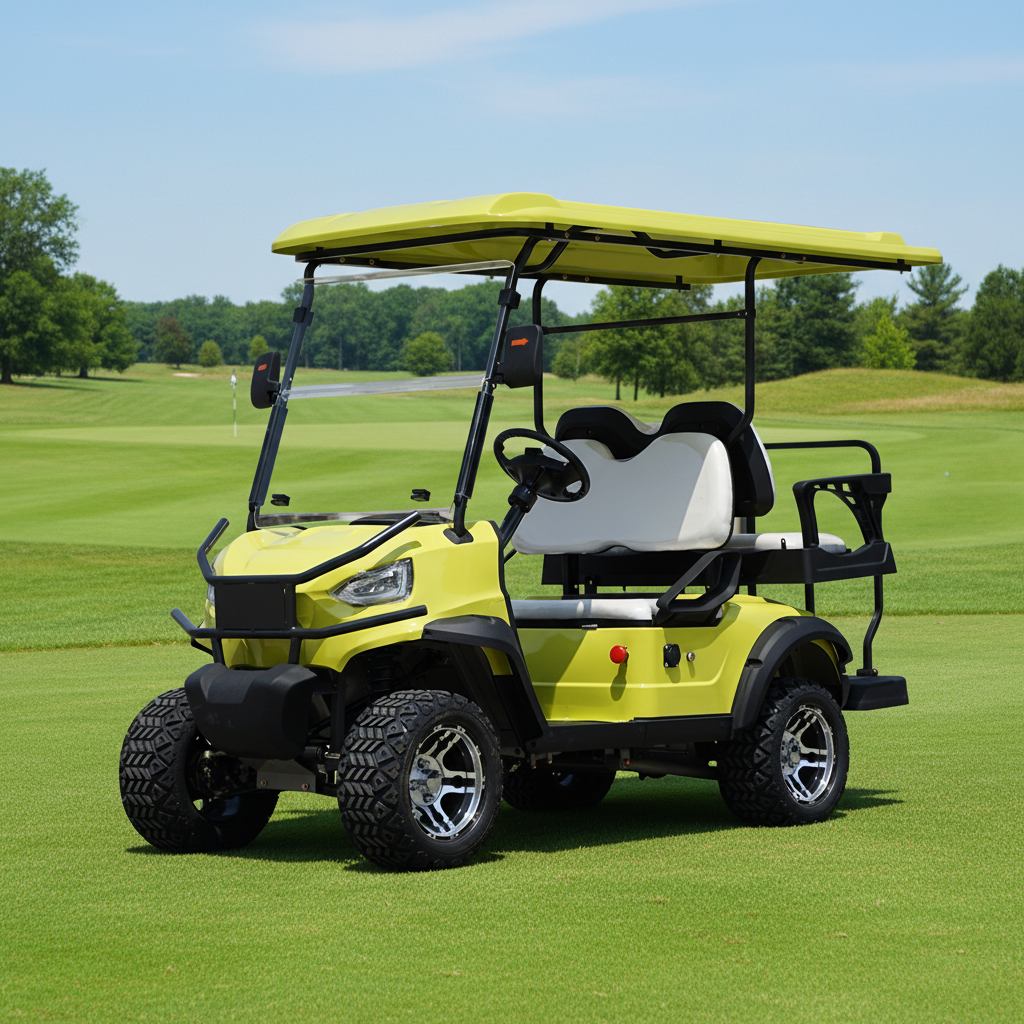 4 Seater Mini Electric Golf Cart for Personal Villa and Garden Use