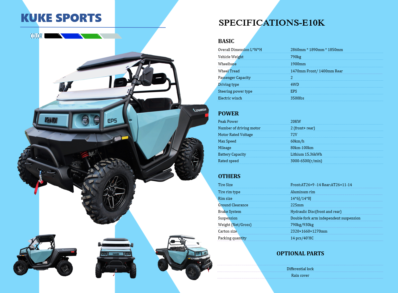 Electric UTV Product View
