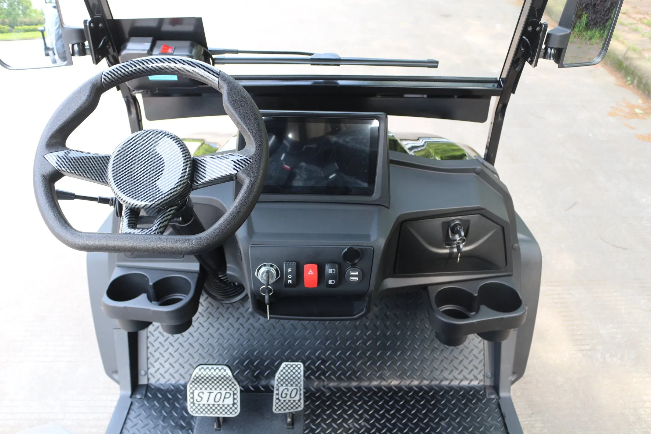 New 4 Seat Adults Beach Motorcycle Buggy for Sale Luxury 48V Hdk Evolution Electric Golf Cart