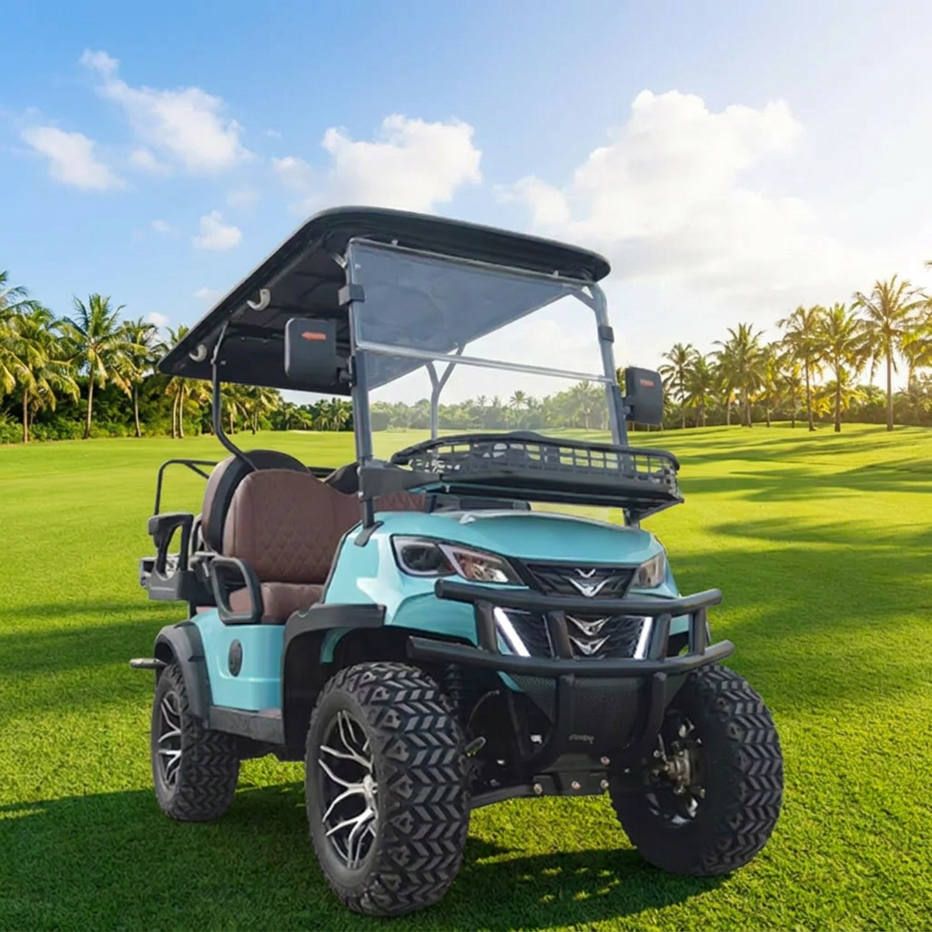 2026 Golf Carts Electric Golf Cars - Foldable Sightseeing Vehicle, Suitable for Sightseeing, Off-road and Golfing Activities.