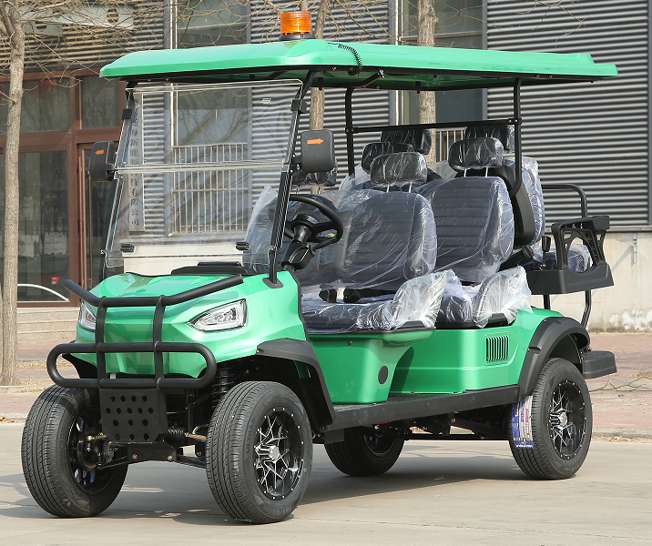 Outdoor Golf Cart Side View