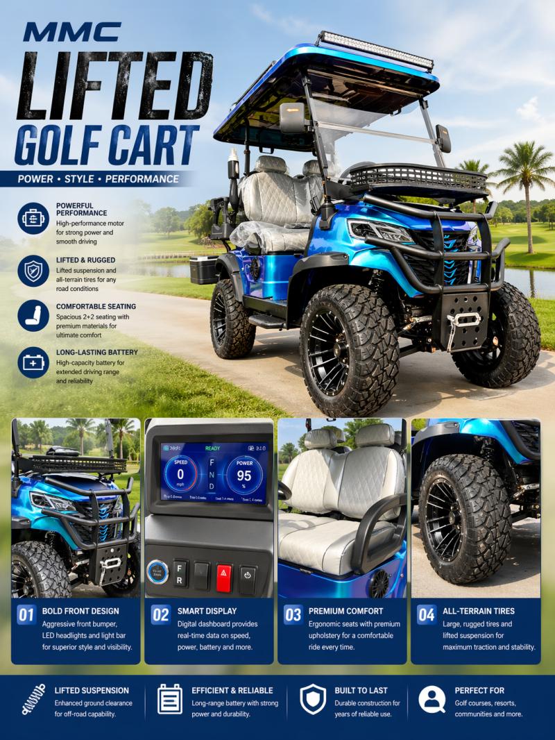Electric Golf Cart Scene