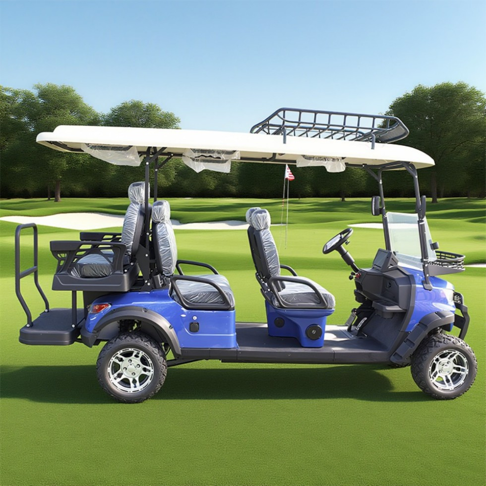 Hot Sale Newest 6-Seater Electric Golf Cart Street Legal with 72V Battery 4 and 6-Seater Options Available