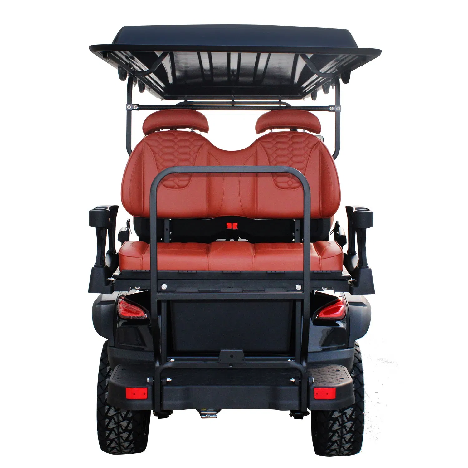 72/48 Volt Street Legal 4+2 Seater Golf Car 6 Hunting Electric Golf Cart with Lithium Battery