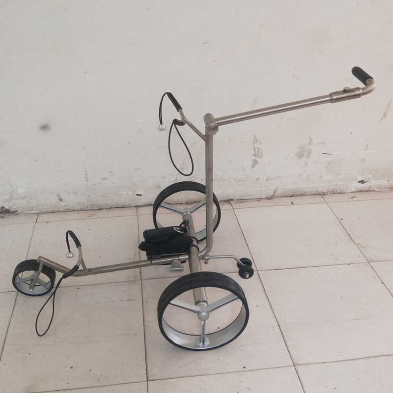 Golf Cart Prices Electric Titanium Alloy Trolley With Remote Control Invisible Tubular Motor Lithium Battery