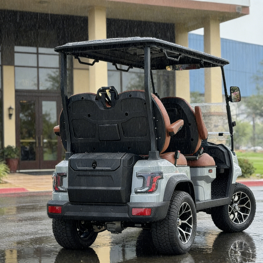 Multi-Seat Electric Golf Cart with Flexible Layout