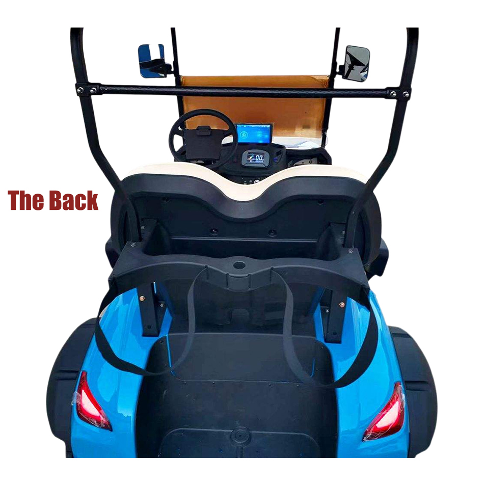 2 Seaters Sightseeing Range 70-80km Range Golf Course Model Lithium Electric Buggy Cart
