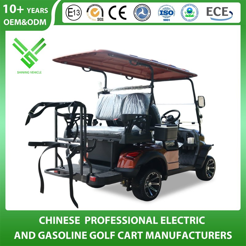 OEM Street Legal 4 Passenger Sightseeing Car Luxury Electric Tourist Golf Cart